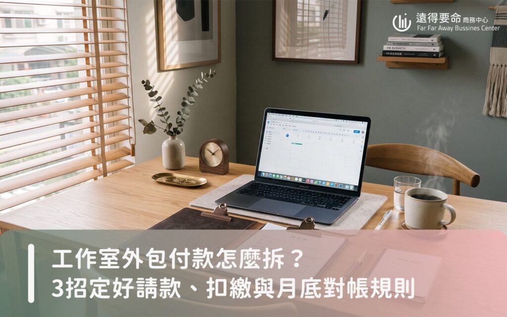 工作室外包請款單與合約整理，建立標準化財務對帳流程。