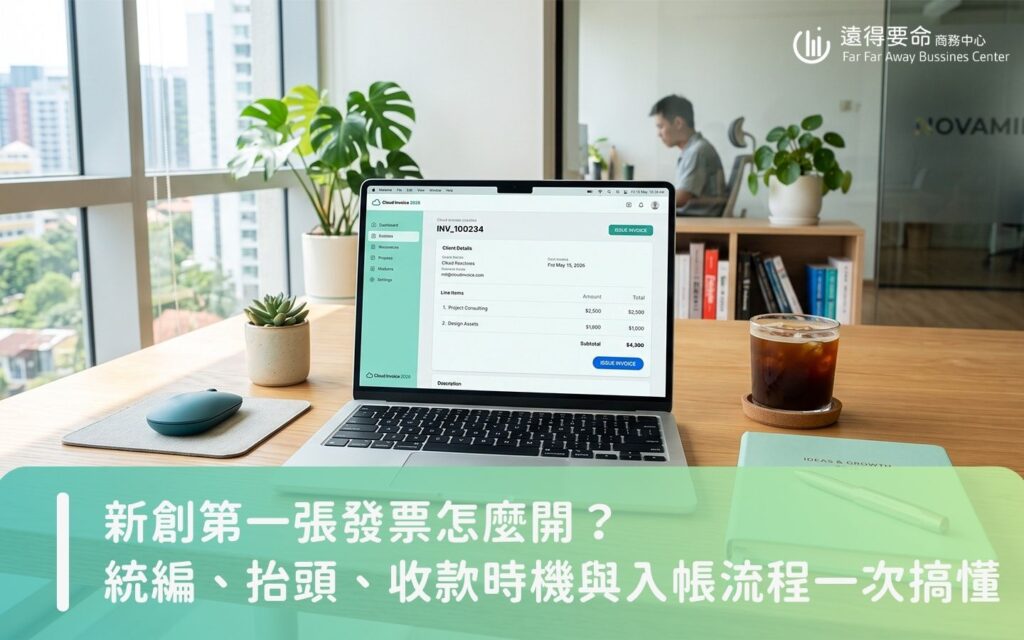 新創開立第一張發票與統編抬頭填寫流程指南