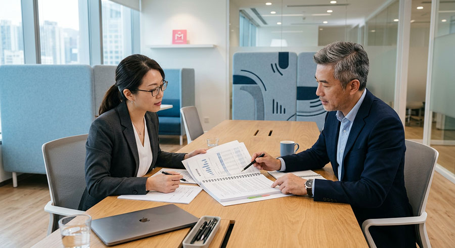 accounting-service-scope-and-quotation 創辦人與記帳士逐項確認委外記帳服務項目與費用範圍