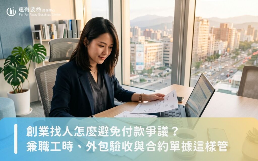 startup-payment-dispute-timesheet-guide 創業團隊核對兼職出勤工時表與外包驗收請款單據