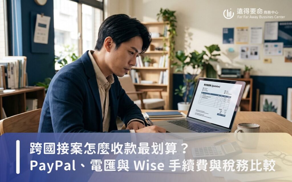 跨國接案收款比較：PayPal、電匯與 Wise 手續費評估